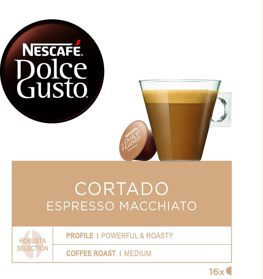 Café Dolce Gusto cortado espresso macchiato capsulas