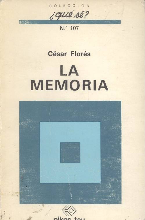 Libro La Memoria de César Florés (Español)