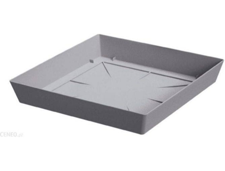 Maceta PROSPERPLAST Lofly Square (Gris - 24.5 x 24.5 x 4 cm)