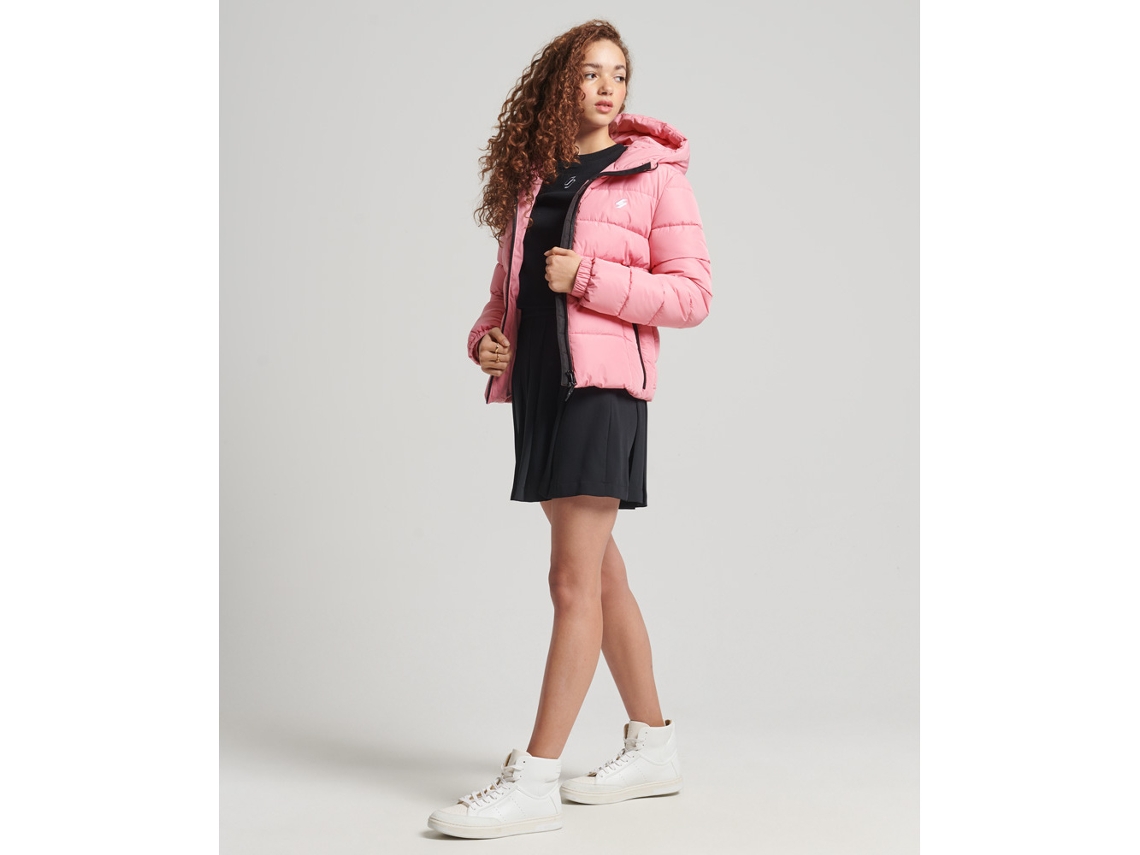 Chaqueta Superdry Spirit Puffer para Mujer Rosa