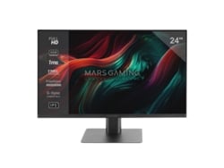 Monitor 24” IPS FHD MARS GAMING MV-24, 120Hz HDR10 1ms, FreeSync y G-SYNC, Altavoces Integrados, Negro