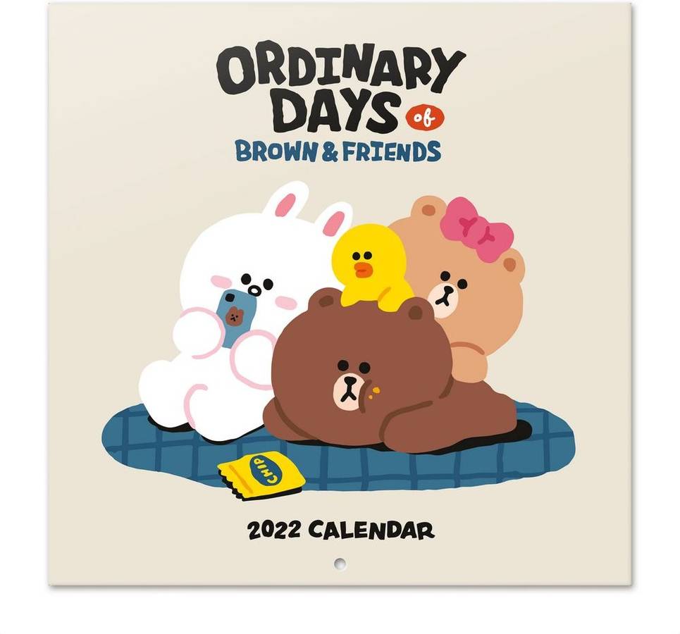 Calendario ERIK EDITORES 2022 30X30 Line Friends