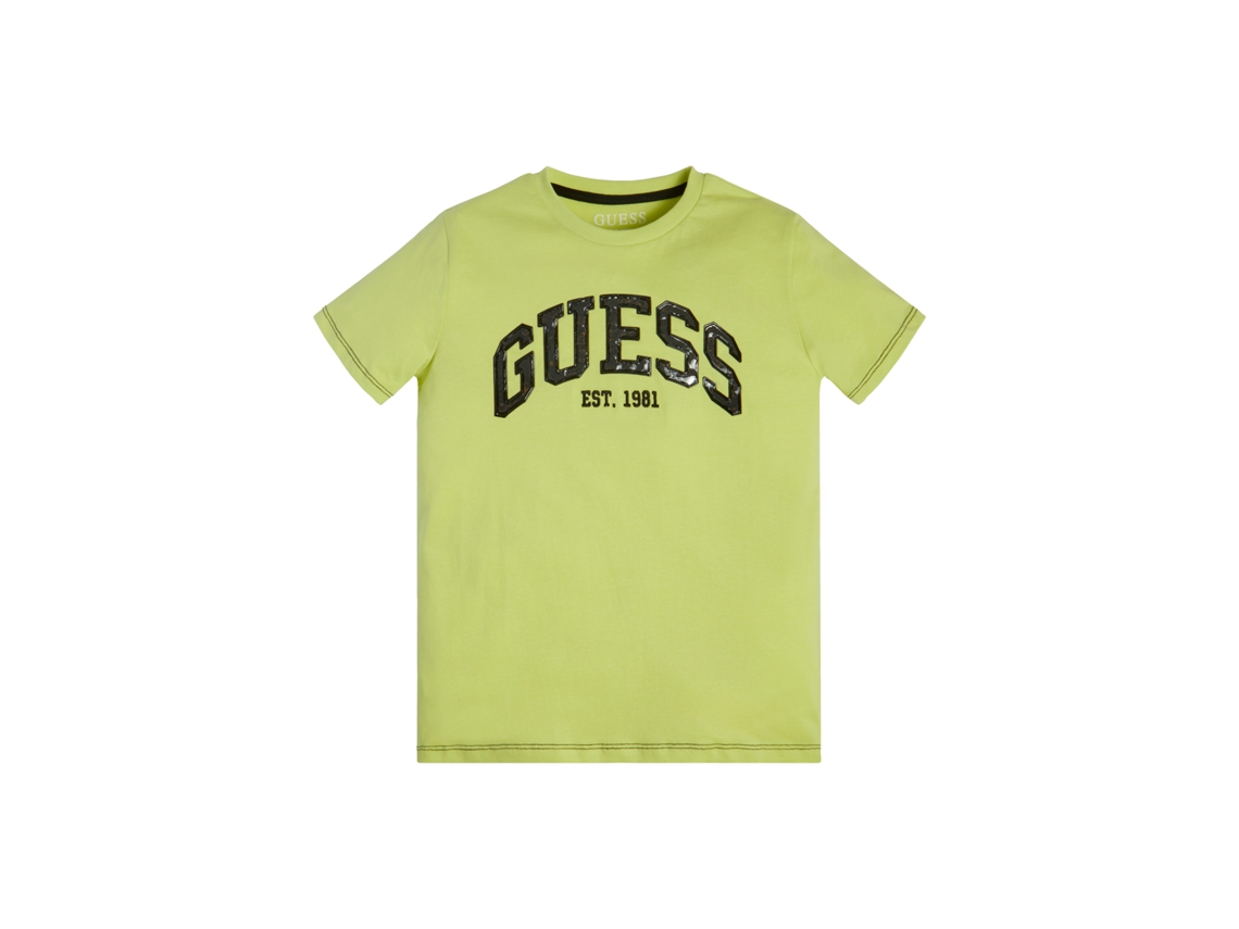 Camiseta guess hombre online amarilla