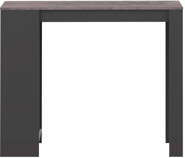 Mueble Bar Vente unique janis negro aglomerado de 115 x 50 102 cm temahome aravis mesa con almacenamiento tablero 102.7