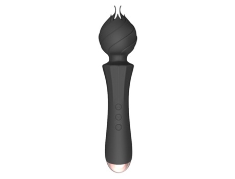 Vibrador de masaje de choque fuerte de succión de 20 frecuencias para mujeres (negro) VEANXIN