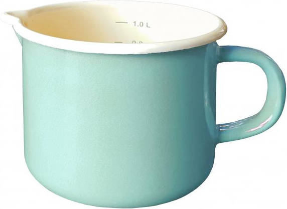 Krüger Cazo De leche esmalte verde menta 12 cm para 104146