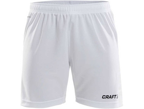 Pantalones para Mujer CRAFT Pro Control Blanco para Fútbol (XS)