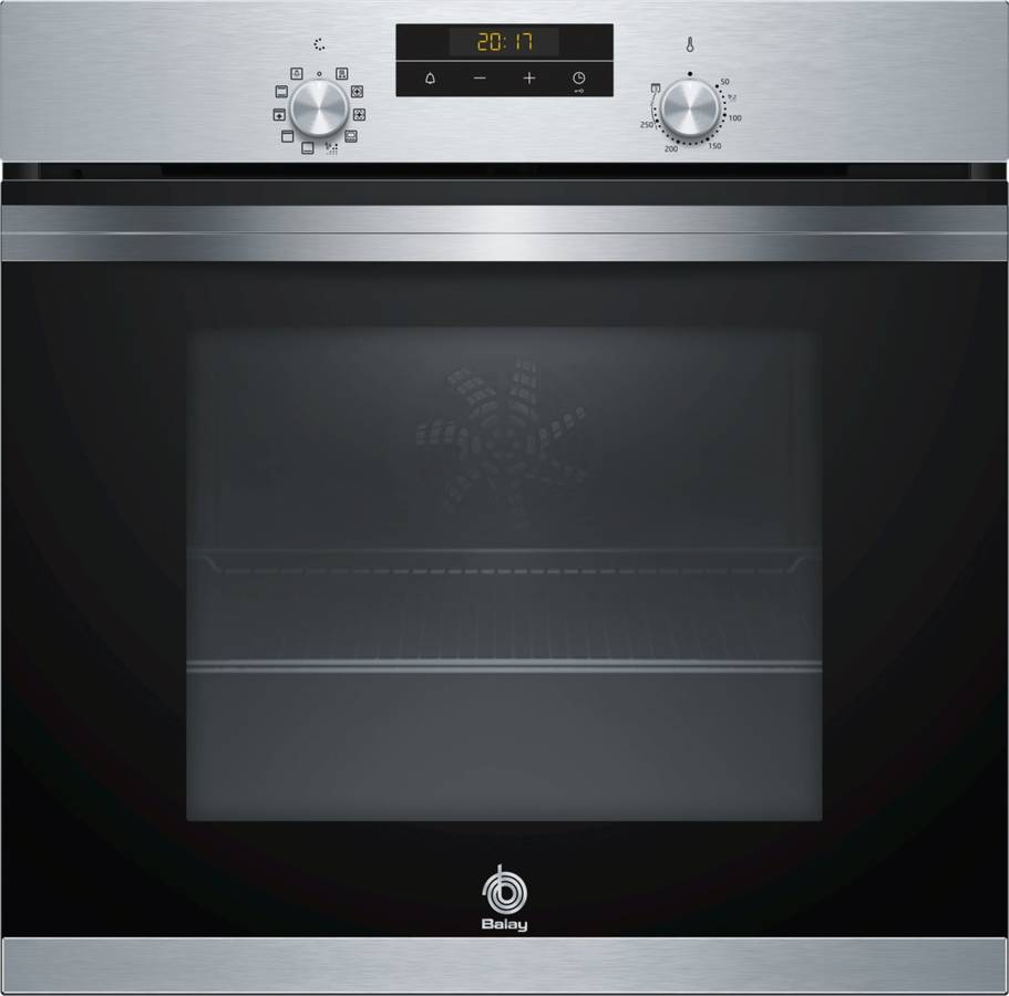 Horno BALAY 3HB433CX0 (71 L - 59.4 cm - Hidrolítico - Inox)