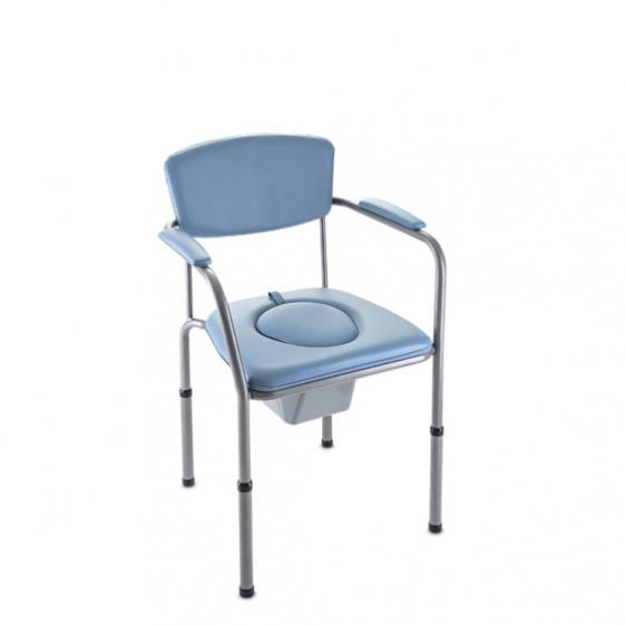 Silla con Inodoro INVACARE para Habitación Altura Regulable Cubeta Extraíble