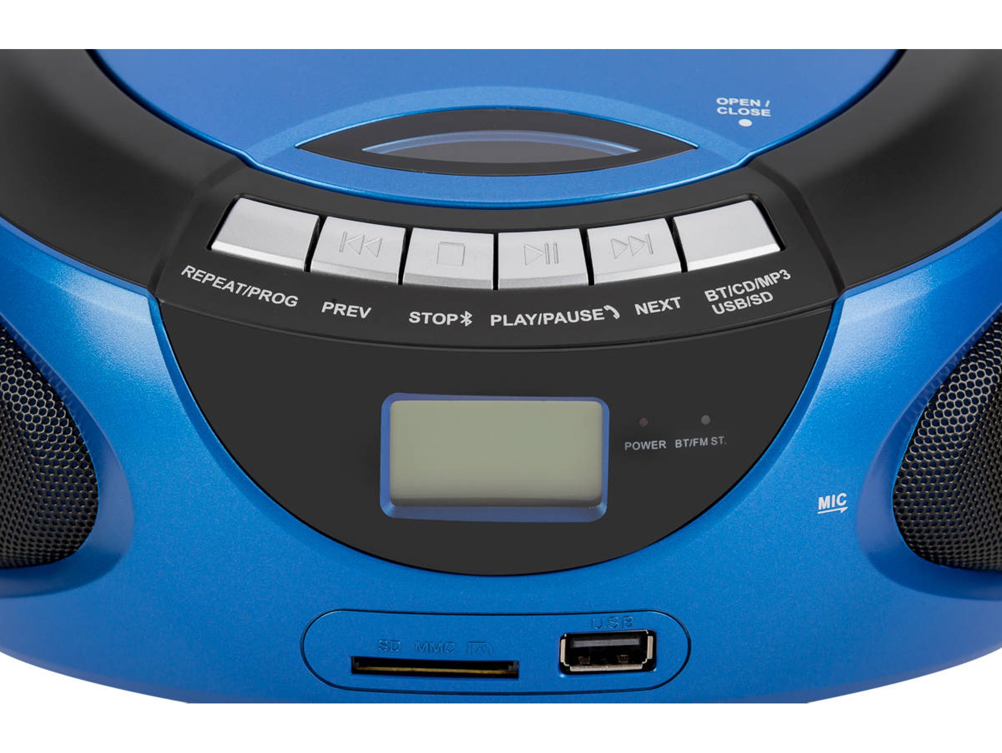 Metronic 477170 reproductor de CD Reproductor de CD portátil Azul, Blanco