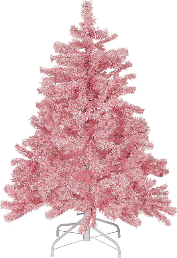 Árbol de Navidad BELIANI Farnham (Rosa - 100x100x120 cm)