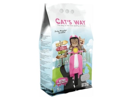 Arena Aglomerante para Gatos CATS WAY Talco 18 L