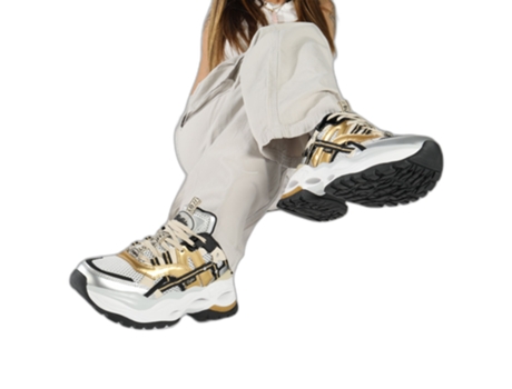 Zapatillas de Mujer BUFFALO Triplet Hollow Dorado (36)