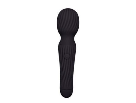 Vibrador de silicona inalámbrico a rayas de 10 velocidades para mujer (negro) VEANXIN