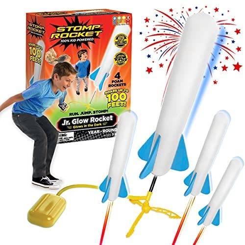 cohetes STOMP ROCKET  The Original Jr. Glow Rocket Launcher (3 anos - 14.65x11.69x3.54 cm)