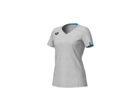 Camiseta de Mujer para Natación ARENA Team Panel Gris (XS)