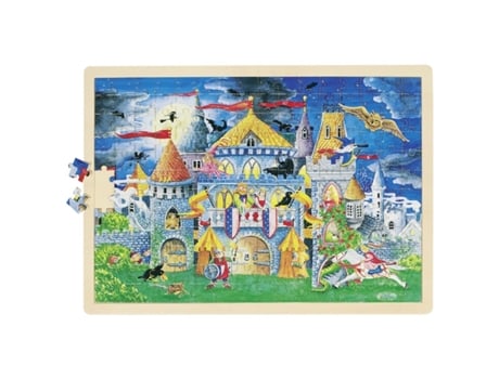 Puzzle GOKI (Madera - Azul - 46,5 x 33 cm)