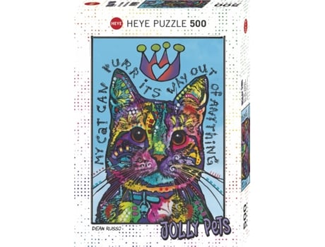 Puzzle 500 Pcs Jolly Pets My Cat Can Purr (9 años)