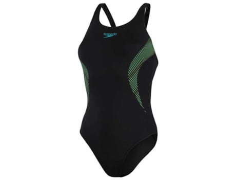 Roupa de Banho Placement Muscleback Eco Endurance Preto Uk 30 Mulherspeedo