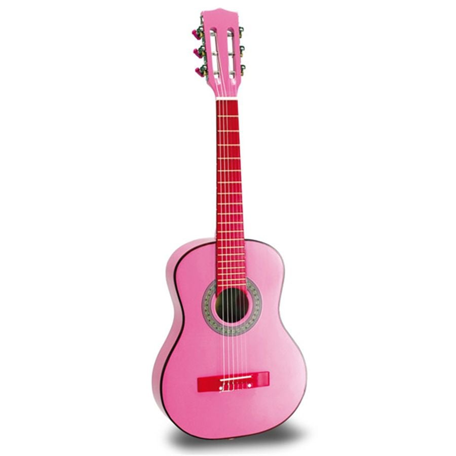 Claudio Reig Guitarra de madera 75 cm color rosa 7066 31007066