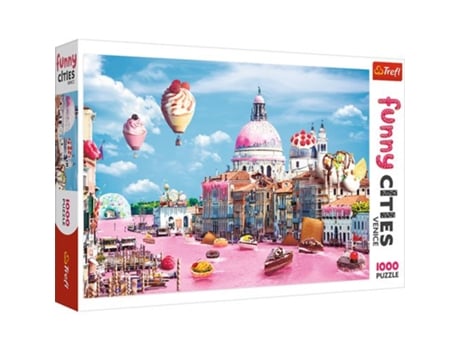 Puzzle Funny Cities Dulces en Venecia 1000 Piezas