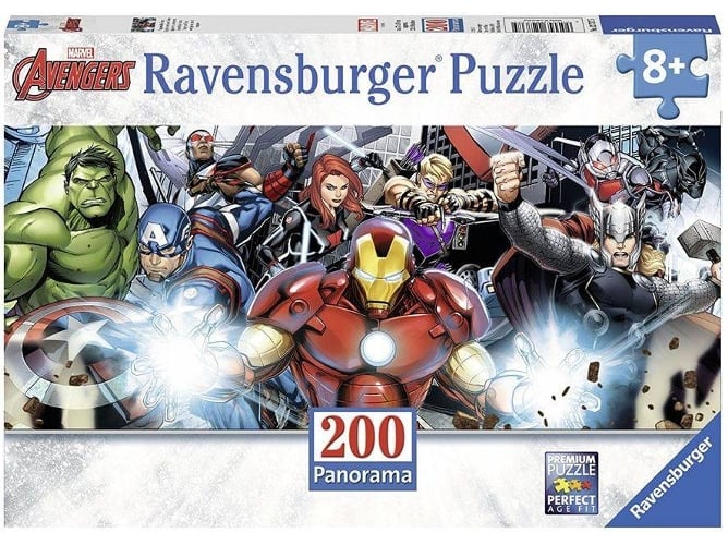 Puzzle RAVENSBURGUER Avengers Panorama (200 piezas)