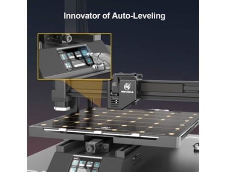 Impresora 3D MINGDA Magician Pro Nivelación automática Engranajes dobles Extrusión directa Reanudar impresión Tamaño de impresión 400x400x400 mm