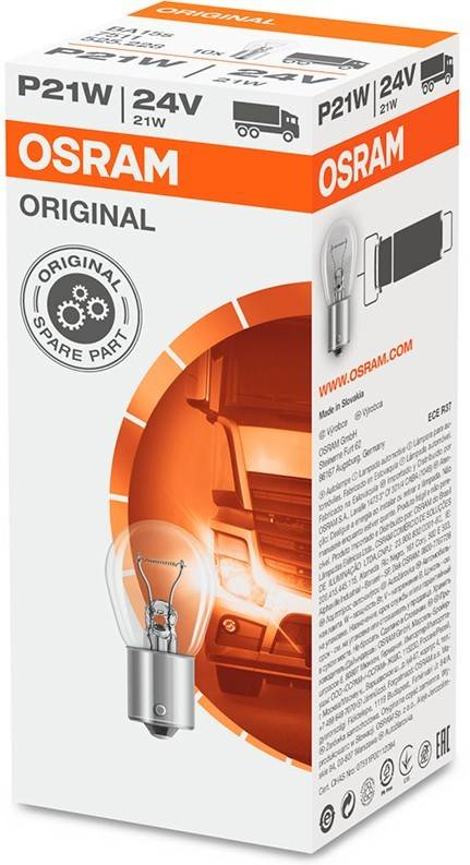 Juego De 10 bombillas osram p21w original line® fs 3200k 14 x 6 4 cm luz antiniebla traseraluz frenoluz y 751102b 24 2