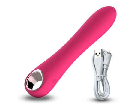 Vibrador de masaje recargable de 10 frecuencias para mujer (rosa) VEANXIN