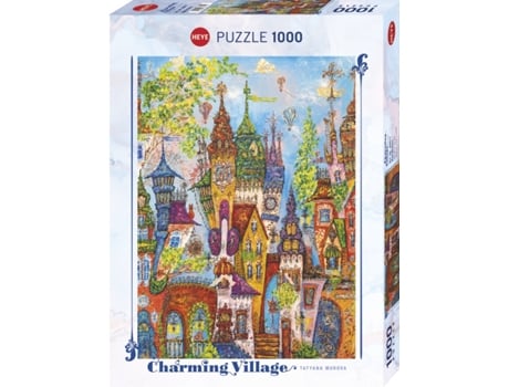 Puzzle 1000 Pcs Charming Village Red Arches (9 años)