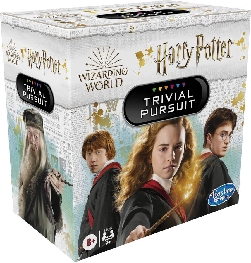 Trivial Pursuit Harry potter wizarding world hasbro gaming juego colectivo edad minima 8 años +8 de mesa en