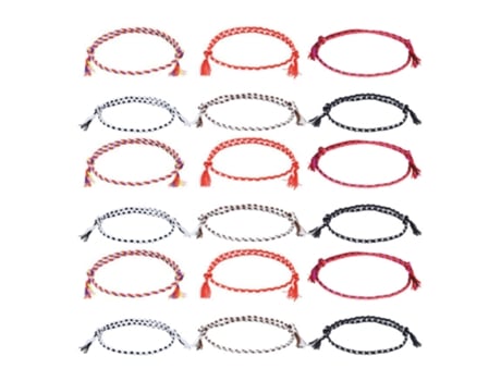 Pulseras De Cuerda Para Niñas Adolescentes, Pulseras De Tobillo Para Niñas, Regalos De Navidad, Tobilleras De Playa De Verano, Estilo 6 ZMDECQNA 18...