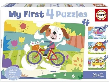 Puzzle Educa Borras animales y vehiculos edad 3 años 26