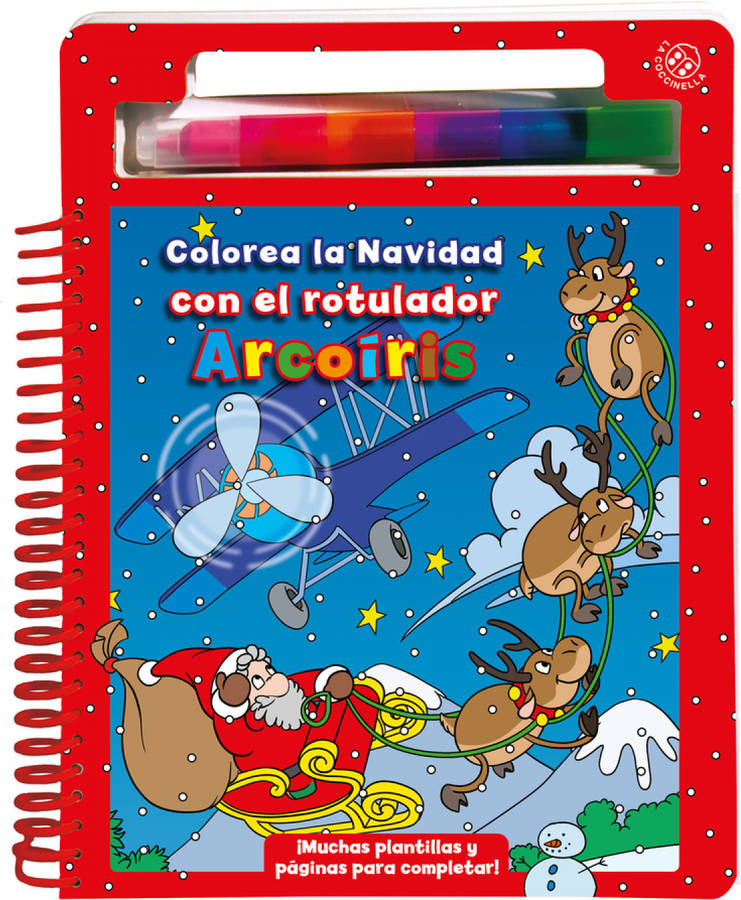 Libro Colorea La Navidad de Vários Autores (Español)