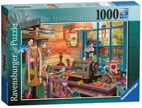 Puzzle RAVENSBURGER My Haven No 4. The Sewing Shed rompecabezas 1000 pieza(s) Otro