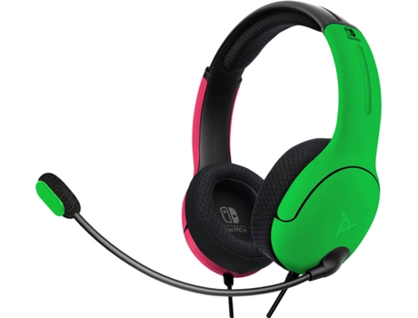 Comprar en oferta PDP Nintendo Switch LVL40 Wired Stereo Gaming Headset Pink/Green