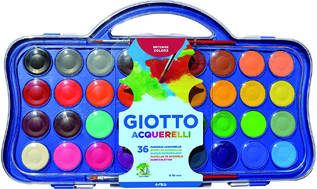 Caja de 36 Acuarelas GIOTTO Colores surtidos