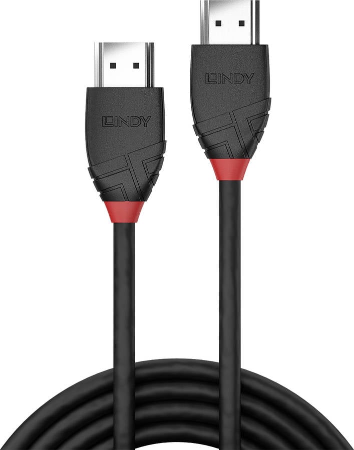 Cable HDMI LINDY (3 m - Negro)