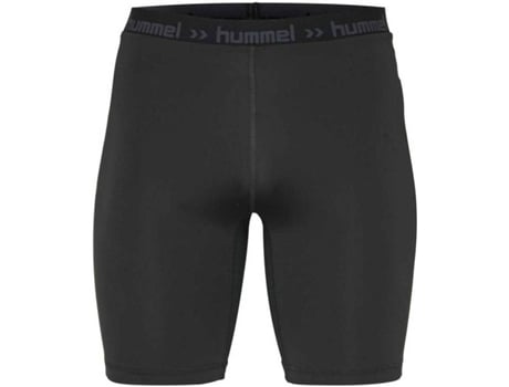 Pantalones Ajustados para Hombre HUMMEL Malla Corta First Performance Negro para Fútbol (L)