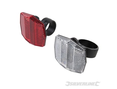 SILVERLINE 713572 Reflectores para Bicicletas 2 Pzas