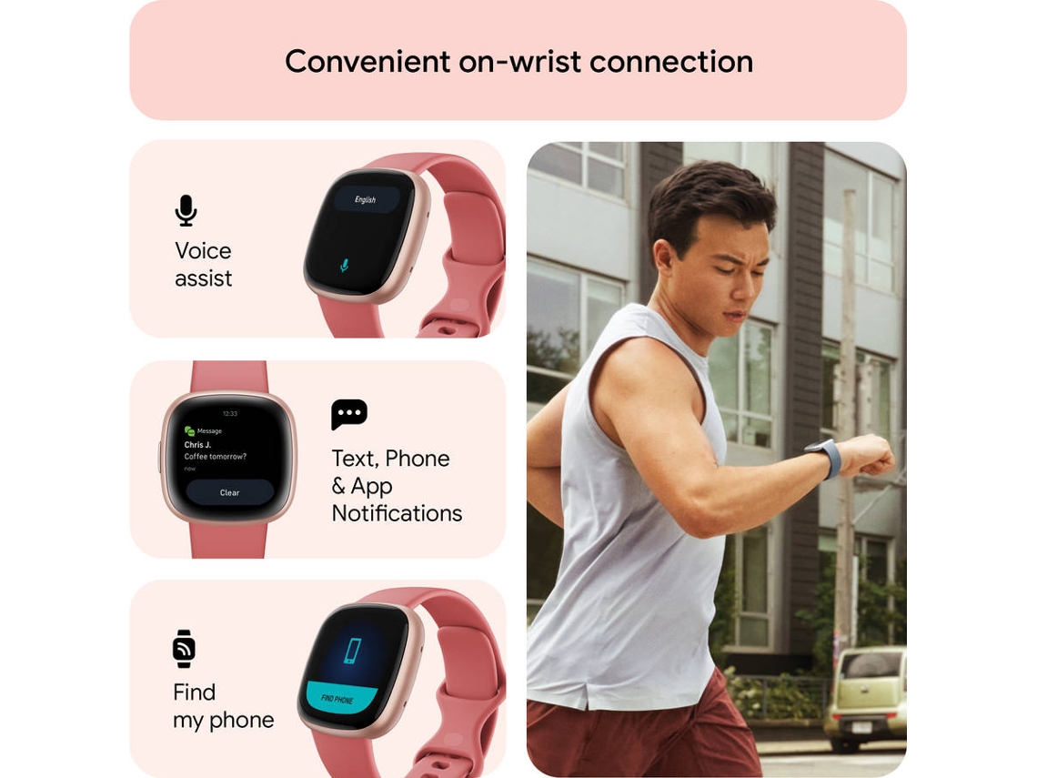 Reloj Deportivo FITBIT BY GOOGLE Versa 4 Bluetooth 6 d as de