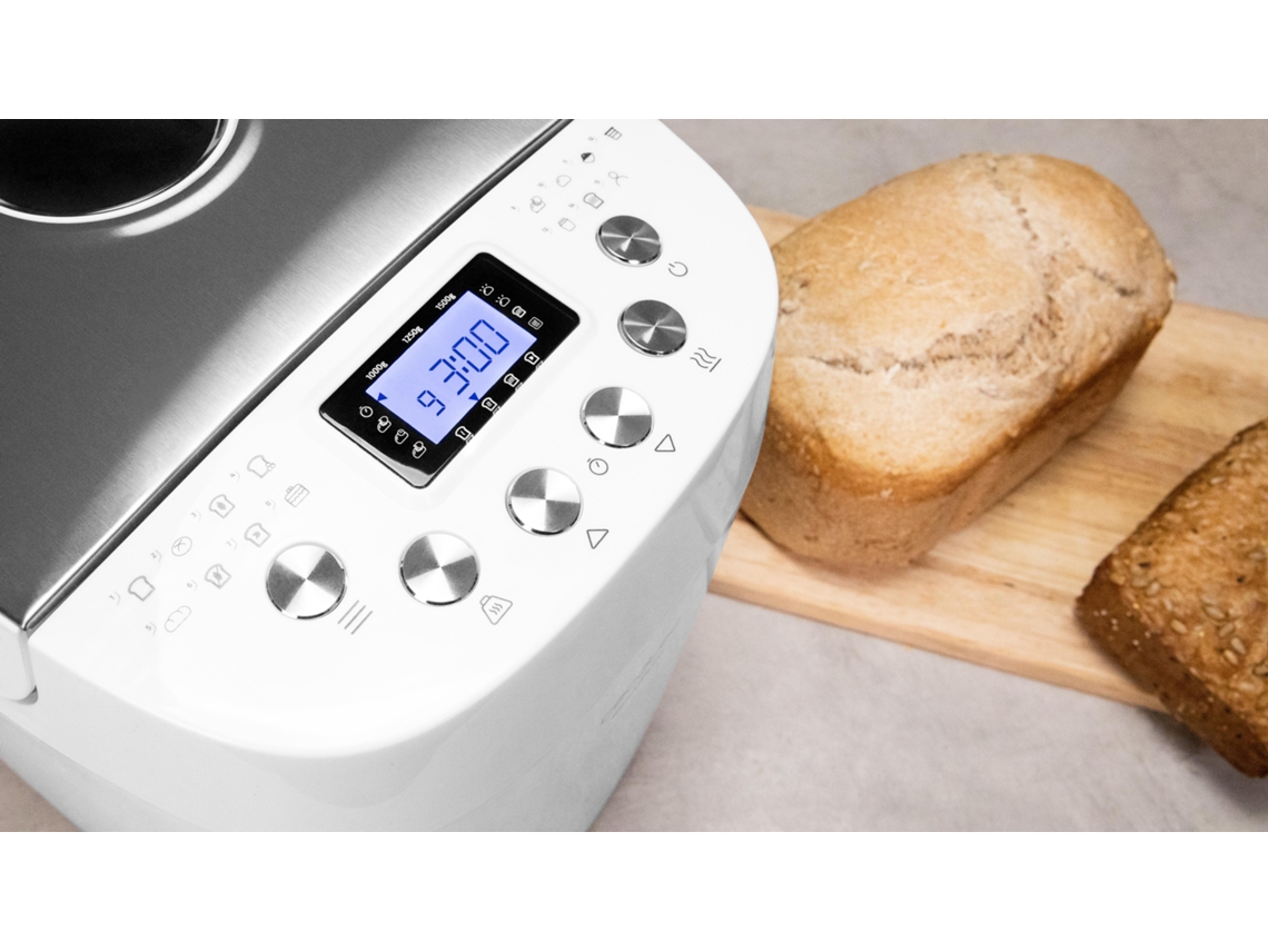 Panificadora Cecotec Bread Co 1500 Perfectcook Blanca Acero