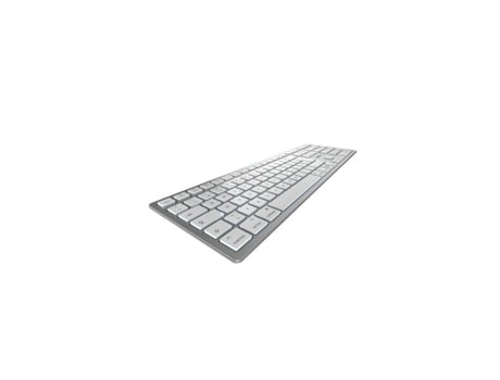 Teclado CHERRY Kw 9100 Slim (Bluetooth - Inglés - Plata)