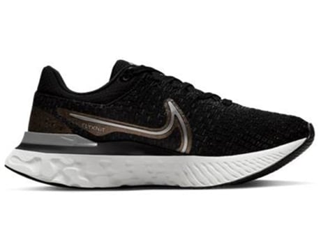 Zapatos NIKE React Infinity Run Flyknit 3 (Negro - 39.0 EU)