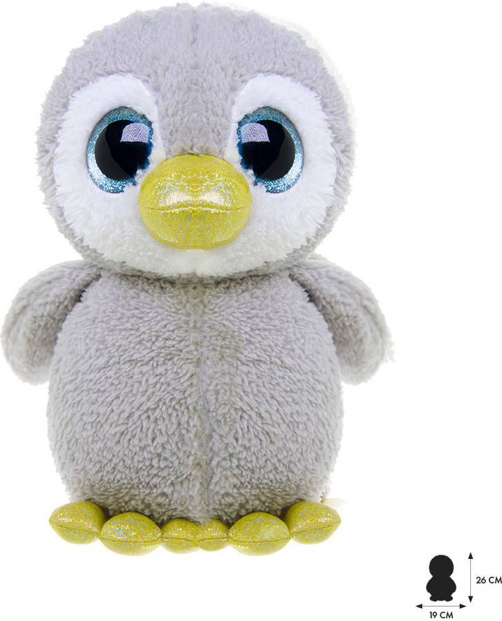 Peluche WILD PLANET Pingüino Bebé (19 x 16 x 25 cm - Poliéster)