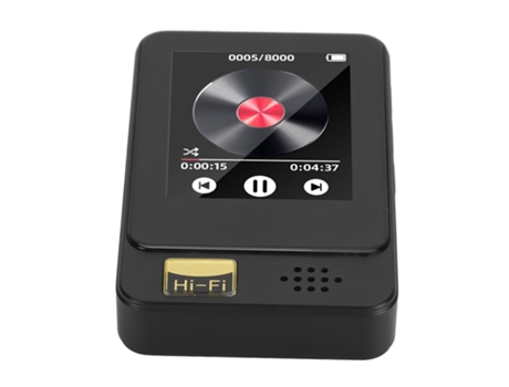 Reproductor MP3/MP4 YIZHOOD T5 1.77Inch Con tarjeta TF 16G (Negro)