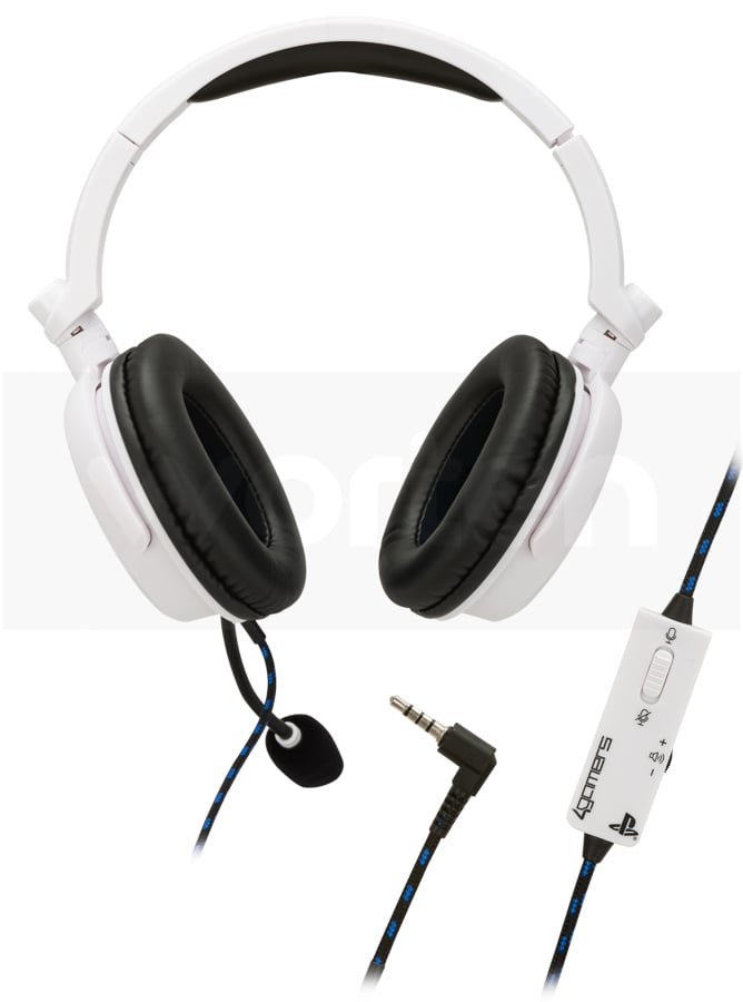 Auriculares 4GAMERS Pro 4-50 (PS4 - Blanco)