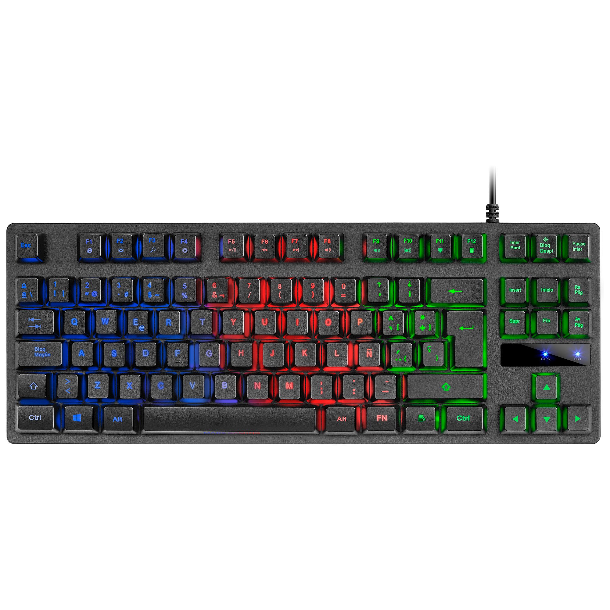 Teclado Gaming MARS GAMING MK02ES Negro