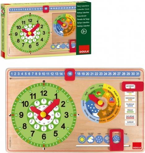 Juego GOULA Calendario Inglés