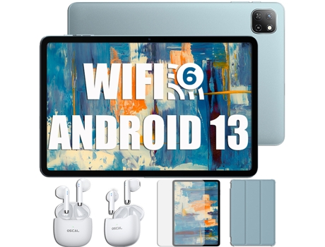 Tablet OSCAL Pad 50 Wifi + Airbuds 4 (10.1'' - 2 GB - 64 GB - Azul)